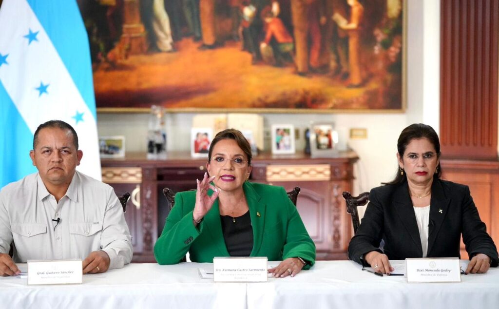 La presidenta, Xiomara Castro hace un llamado al dialogo.