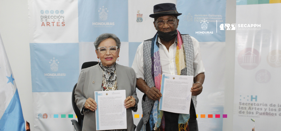 SECAPPH y Centro Cultural Garinagu firman convenio para fortalecer la cultura garífuna en Honduras